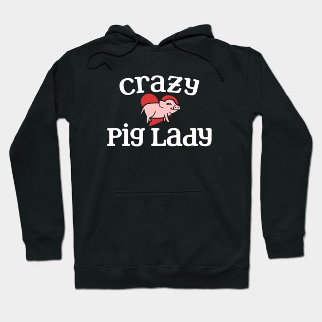 Crazy Pig Lady Hoodie by bubbsnugg